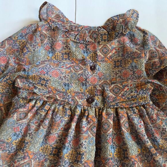 Pippa and Julie Flowy Bohemian Dress Size 5T - Picture 8 of 11